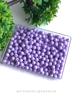 BOLAS LEITOSAS DE 8MM LILAC COM 30 GRAMAS