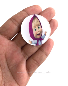 APLIQUE ACRILICO MASHA 3,5CM UNIDADE - comprar online