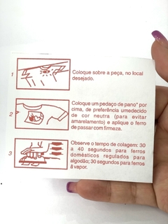 Imagem do APLIQUE TERMOCOLANTE BAILARINA COM POÁ TAM P 5,5X8CM UNIDADE