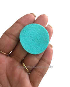 CIRCULO DE FELTRO VERDE TIFFANY 3,5CM X 3,5CM 10 UNIDADES - comprar online