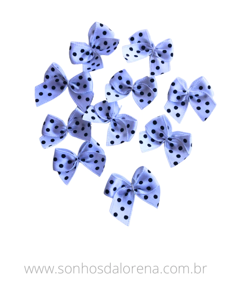 LACINHO POÁ BRANCO COM 10 UNIDADES