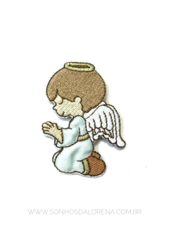 APLIQUE TERMOCOLANTE ANJINHO TIFANY TAM P 4,5X6,5 CM UNIDADE - Sonhos da Lorena
