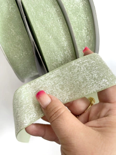 FITA DE LUREX 38MM VERDE CANDY PEÇA COM 3 METROS - comprar online