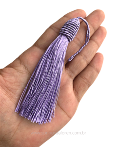 TASSEL POLIESTER LILÁS 14CM UNIDADE - comprar online