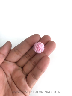 POMPONS DE MALHA 1,5CM IOGURTE (10 UNIDADES) - Sonhos da Lorena