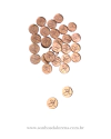 ETIQUETA DE ACRILICO ROSÊ 10MM TAG LISA PERSONALIZADA 100 UNIDADES