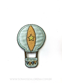APLIQUE TERMOCOLANTE BALÃO TIFANY TAM P 4X6CM UNIDADE - Sonhos da Lorena