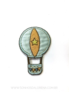 APLIQUE TERMOCOLANTE BALÃO TIFANY TAM P 4X6CM UNIDADE - Sonhos da Lorena