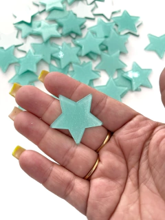 ESTRELA EM ACRILICO VERDE TIFANY 2 UNIDADES - comprar online