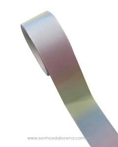 FITA GORGURÃO ESTAMPADA DEGRADÊ CANDY COLOR COM 3 METROS na internet