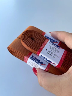 FITA GORGURÃO LISO YAMA COR 785 COPPER COM 10 METROS - comprar online