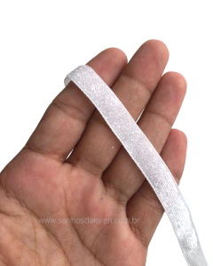 FITA DE LUREX 10MM BRANCO KIT COM 3 METROS - comprar online