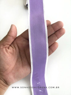 FITA COM BORDA PRINCESS 38MM LILÁS POR METRO - comprar online