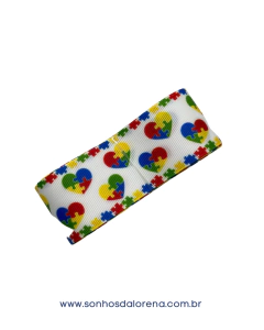 FITA GORGURÃO ESTAMPADA CONSCIENTIZAÇÃO AO AUTISMO COM 3 METROS (38MM) na internet