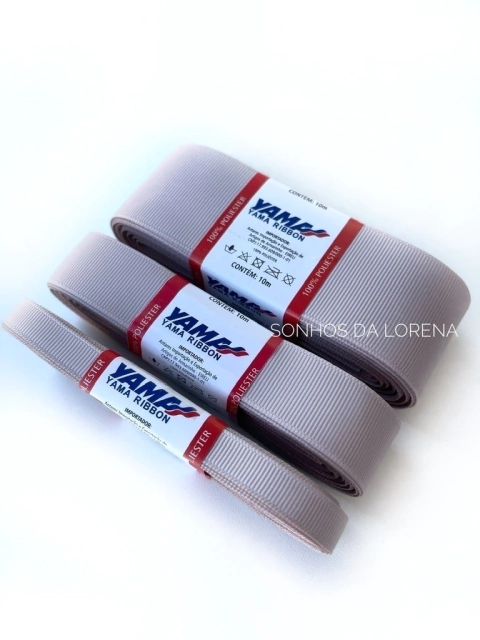 FITA GORGURÃO LISO YAMA COR 818 CARMANDY COM 10 METROS