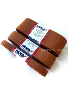 FITA GORGURÃO LISO YAMA COR 785 COPPER COM 10 METROS