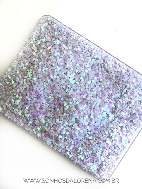 CONFETES DE ESTRELAS BRANCO COM 15 GRAMAS