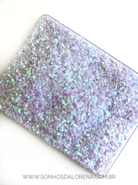 CONFETES DE ESTRELAS BRANCO COM 15 GRAMAS