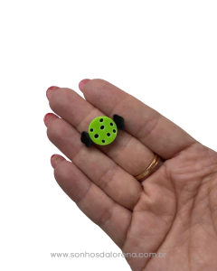 APLIQUE ACRILICO HALLOWEEM BALA VERDE 1,5CM (02 UNIDADES) - comprar online