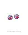 APLIQUES DE RESINA BOTON MORANGO 2CM (2 UNIDADES)