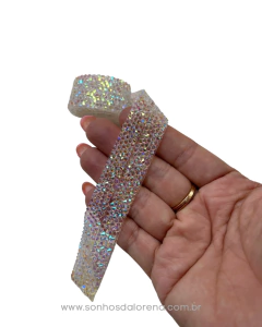 MANTA DE STRASS BOREAL 1CM X 40CM (2 UNIDADES) - comprar online