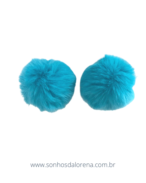 POMPOM DE PELUCIA 7CM AURORA GRANDÃO UNIDADE