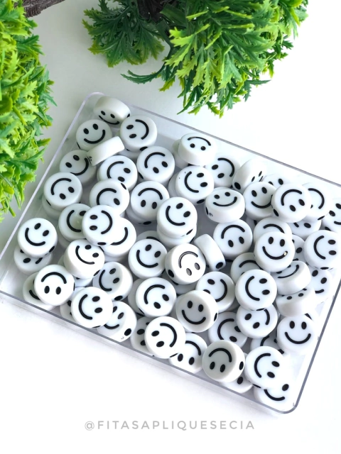 ENTREMEIO REDONDO G 14MM EMOTIONS BRANCO KIT 10 UNIDADES