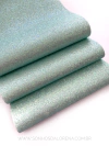 LONITA DE GLITER FLOCADA CANDY COLOR VERDE TAMANHO 22X50CM