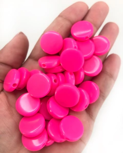 ENTREMEIO TIPO PASTILHA M 16MM ROSA NEON COM 20 GRAMAS - comprar online