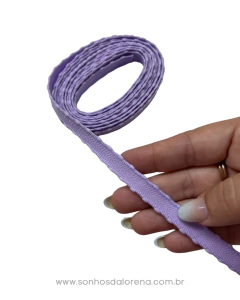 FITA TWILL POMPOM LILAS COM 3 METROS (10MM) - comprar online