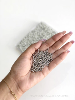 BOLAS METALIZADA CROMADA PRATA 4MM COM 15 GRAMAS - comprar online