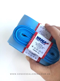 FITA GORGURÃO LISO YAMA COR 311 BLUE MIST COM 10 METROS - comprar online