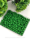 BOLAS LEITOSAS VERDE BANDEIRA 8MM COM 30 GRAMAS