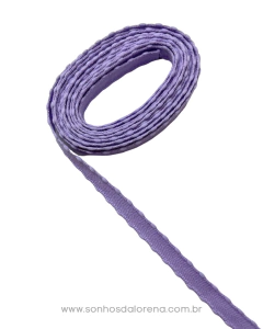 FITA TWILL POMPOM LILAS COM 3 METROS (10MM)