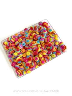 BOLA FRAMBOESA DE 10MM COLORIDA 10 GRAMAS