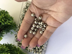 BOLAS METALIZADA PRATA CROMADA 6MM COM 30 GRAMAS - comprar online