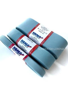 FITA GORGURÃO LISO YAMA COR 331 NILE BLUE COM 10 METROS