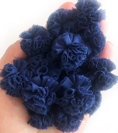 POMPONS DE MALHA 2,5CM AZUL MARINHO (10 UNIDADES) - comprar online