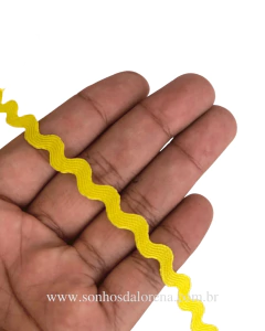 FITA SIANINHA COR AMARELO 5MM KIT COM 05 METROS - comprar online