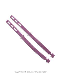 PULSEIRA EMBORRACHADA ROSA BB (2 UNIDADES)