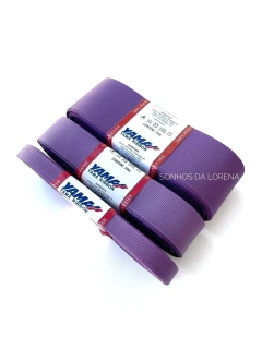 FITA GORGURÃO LISO YAMA COR 473 AMETHYST COM 10 METROS