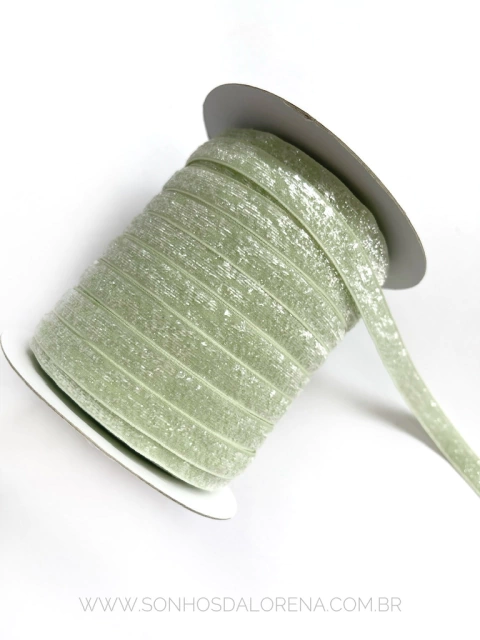 FITA DE LUREX 10MM VERDE CANDY PEÇA COM 3 METROS