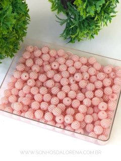 BOLAS FRAMBOESA DE 10 MM ROSA BEBÊ 20 GRAMAS