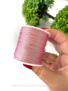 FIO METALIZADO COM 5 METROS 1MM ROSA