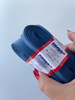 FITA GORGURÃO LISO YAMA COR 338 ANTIQUE BLUE COM 10 METROS - comprar online