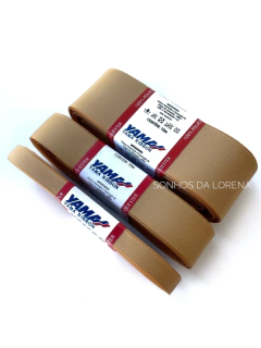 FITA GORGURÃO LISO YAMA COR 690 OLD GOLD COM 10 METROS