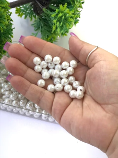 PEROLAS EM ABS BRANCA DE 6MM COM 30 GRAMAS - comprar online