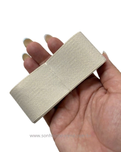 FITA GORGURÃO PURL OFF WHITE DOURADO COM 3 METROS - comprar online