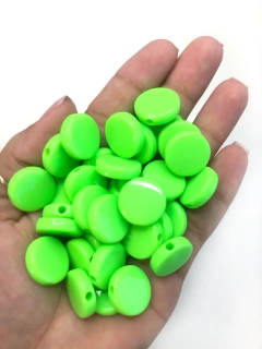 ENTREMEIO TIPO PASTILHA M 16MM VERDE NEON COM 20 GRAMAS - comprar online