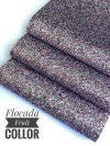 LONITA DE GLITER FLOCADA FRUIT COLOR TAMANHO 22X50CM